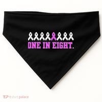 One In Eight Breast Cancer Awareness USA-Made Doggie Bandana thumb 0