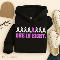 One In Eight Breast Cancer Awareness Hoodie thumb 4