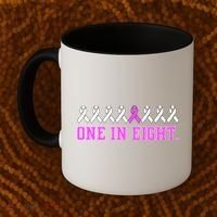 One In Eight Breast Cancer Awareness Coffee Mug thumb 2