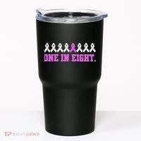 One In Eight Breast Cancer Awareness Tumbler thumb 0