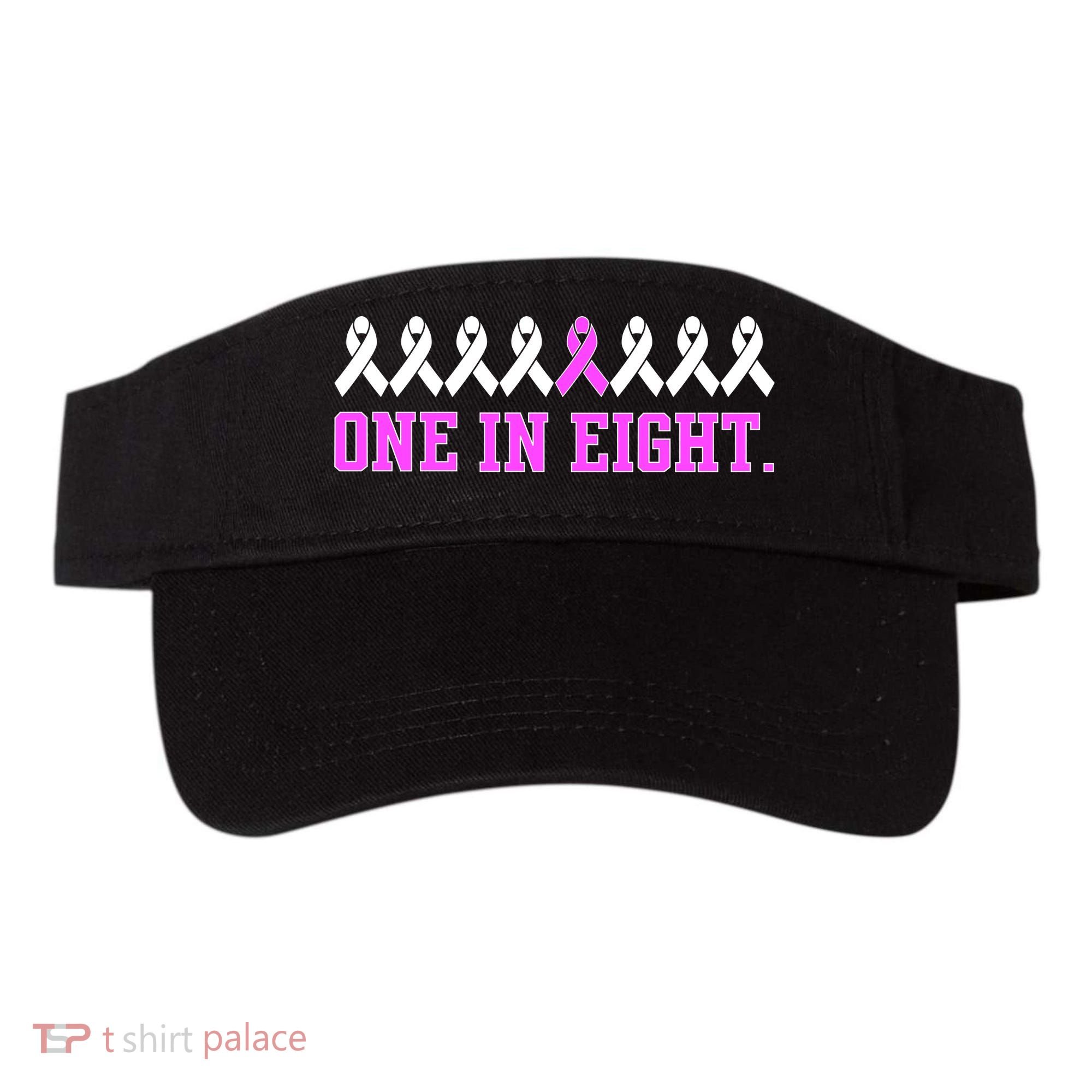 One In Eight Breast Cancer Awareness Visor