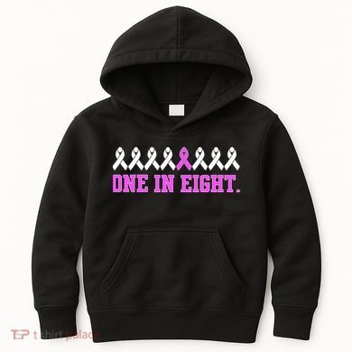 One In Eight Breast Cancer Awareness Kids Hoodie