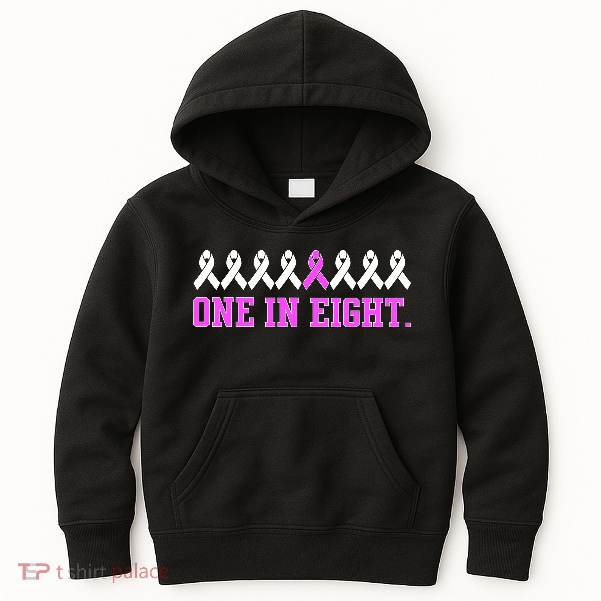 One In Eight Breast Cancer Awareness Kids Hoodie