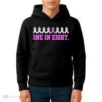 One In Eight Breast Cancer Awareness Kids Hoodie thumb 4