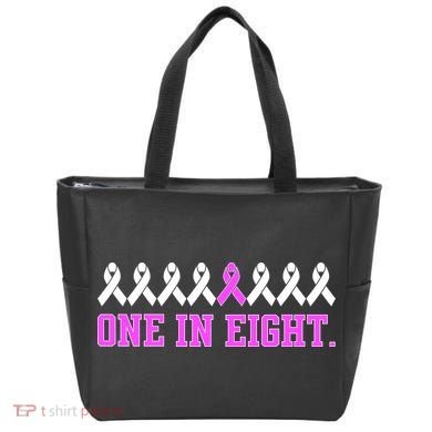 One In Eight Breast Cancer Awareness Tote Bag