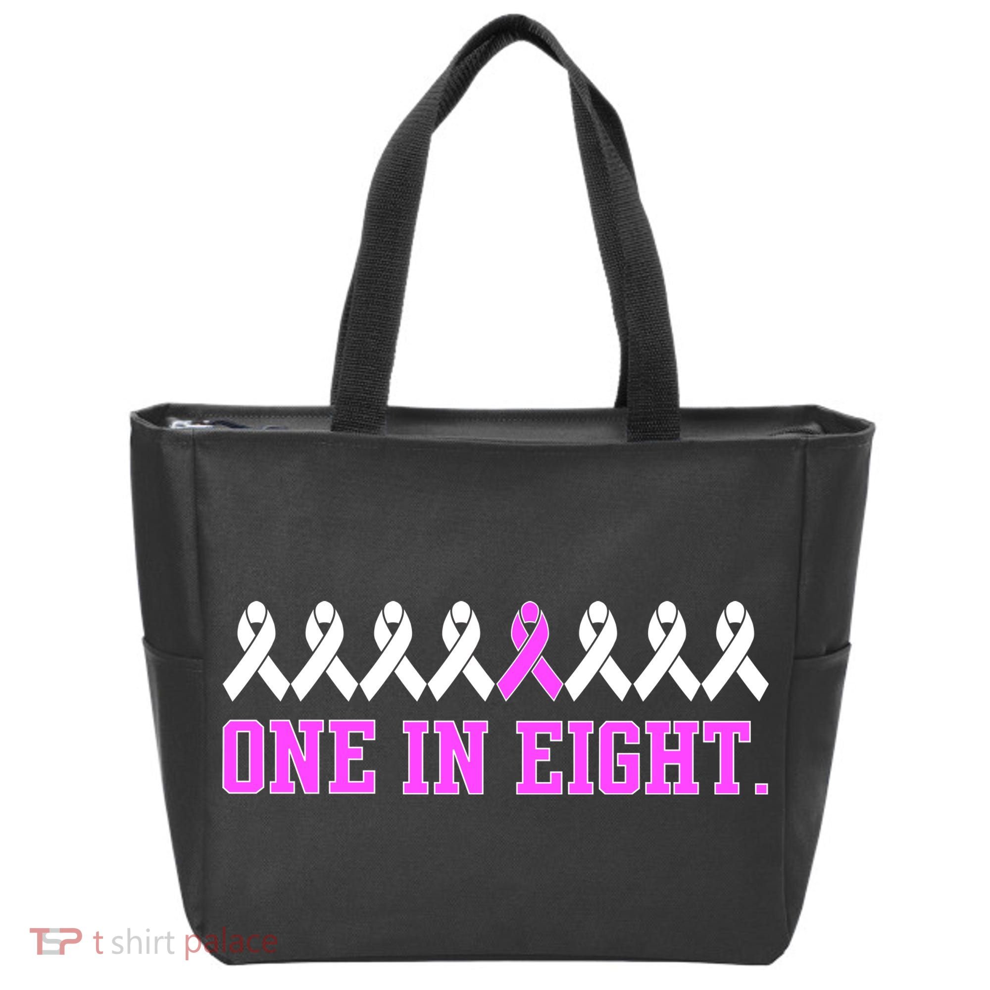 One In Eight Breast Cancer Awareness Tote Bag