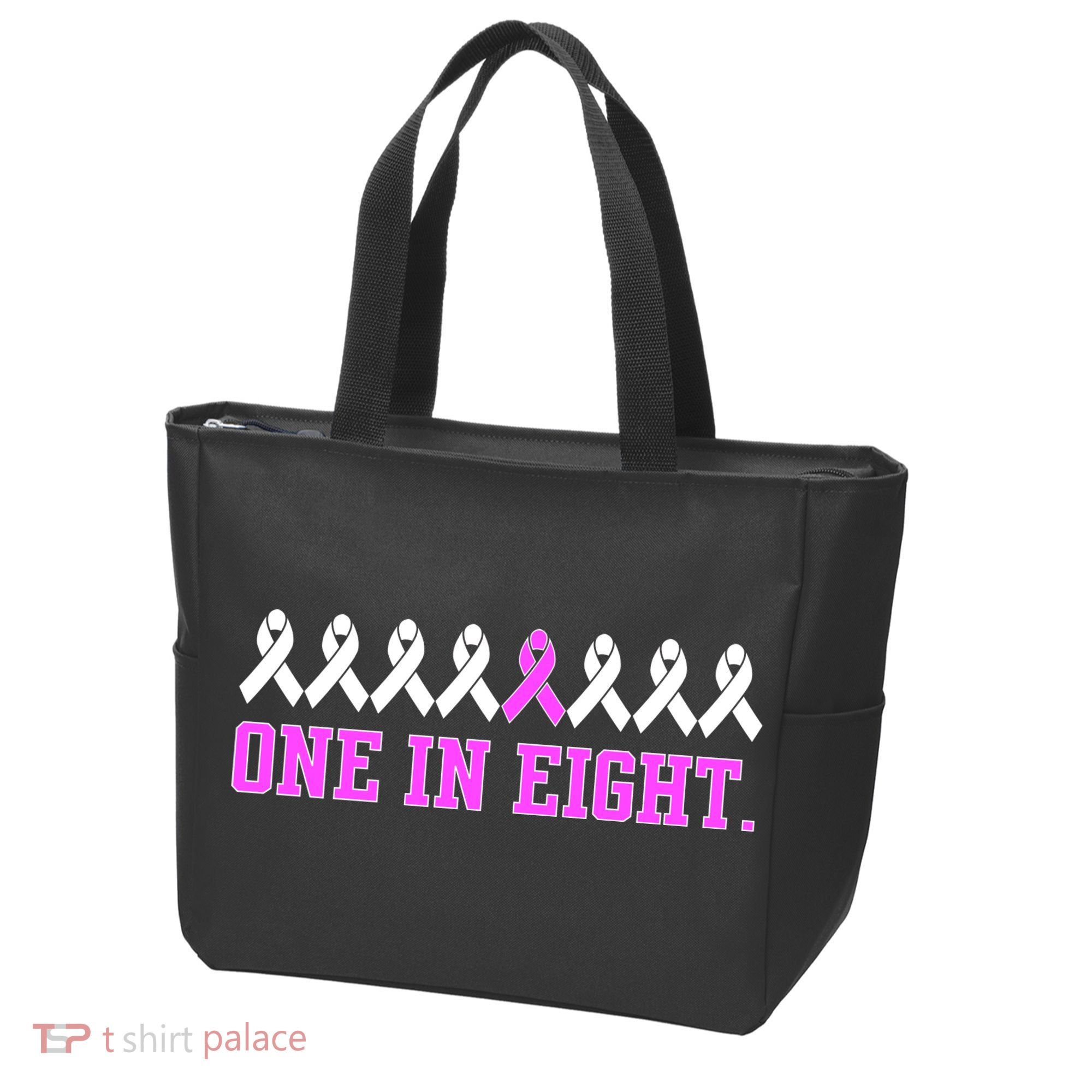 One In Eight Breast Cancer Awareness Tote Bag