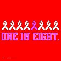 One In Eight Breast Cancer Awareness Santa Hat thumb 1