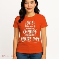 One Kind Word Anti Bullying Women's T-Shirt thumb 4