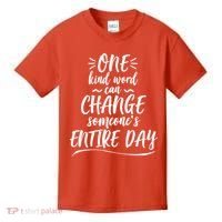 One Kind Word Anti Bullying Kids T-Shirt thumb 0