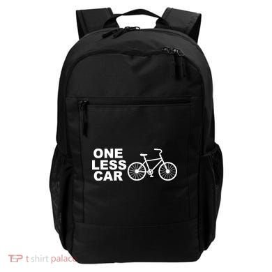 One Less Car Funny Cycling Backpack
