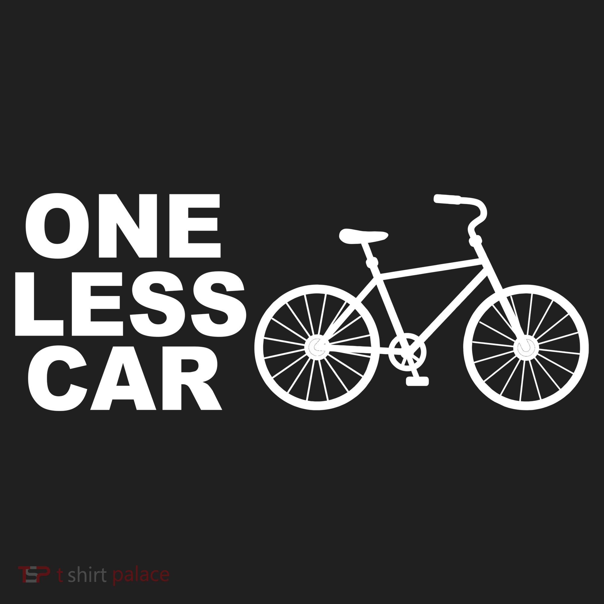 One Less Car Funny Cycling Tumbler