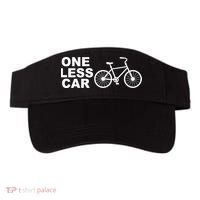 One Less Car Funny Cycling Visor thumb 0