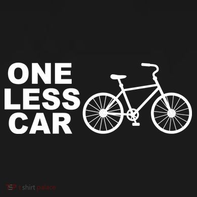 One Less Car Funny Cycling Kids Sweatshirt