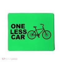 One Less Car Funny Cycling Mousepad thumb 0