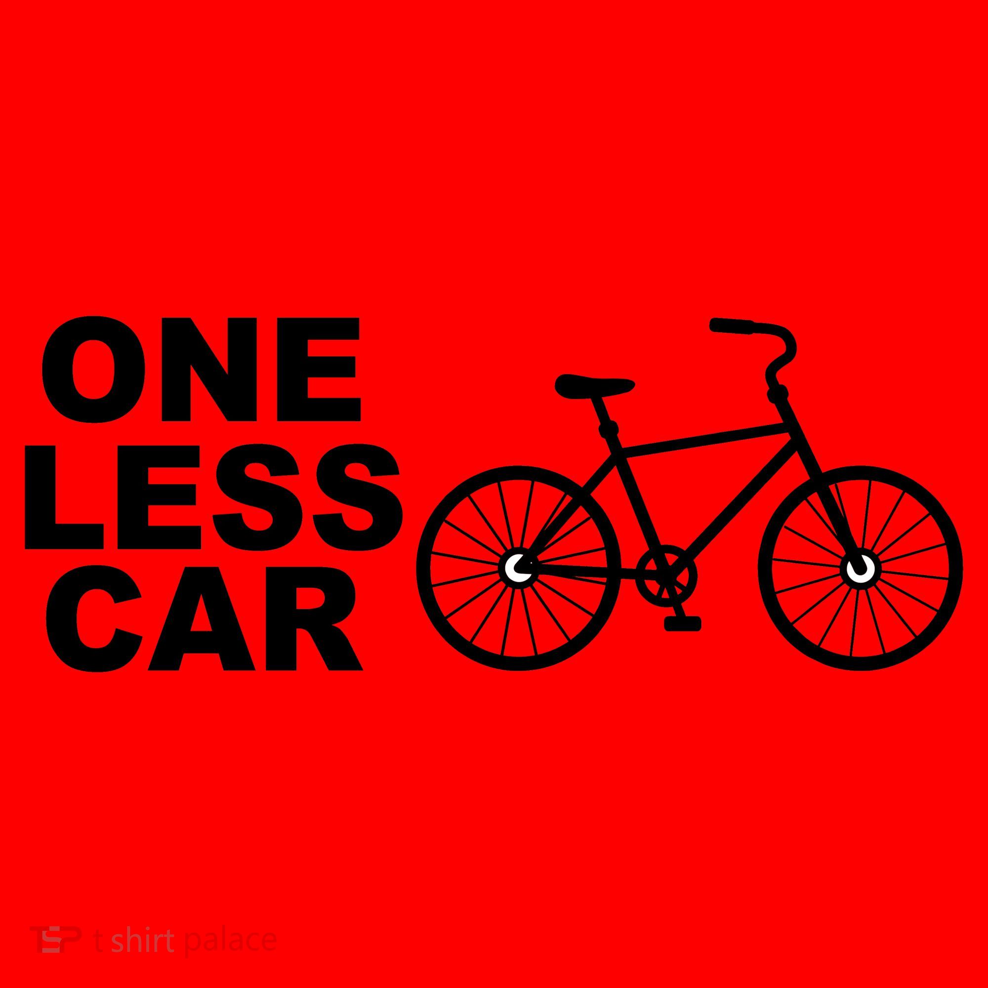 One Less Car Funny Cycling Santa Hat