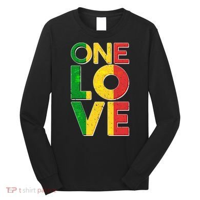One Love African Colors Long Sleeve Shirt