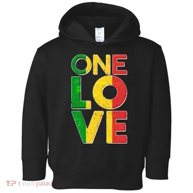 One Love African Colors Toddler Hoodie
