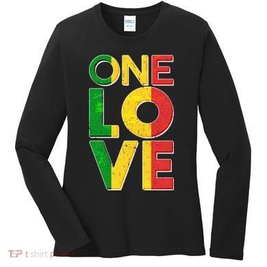 One Love African Colors Women's Long Sleeve Shirt