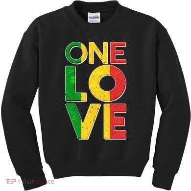 One Love African Colors Kids Sweatshirt