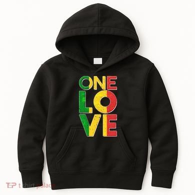 One Love African Colors Kids Hoodie
