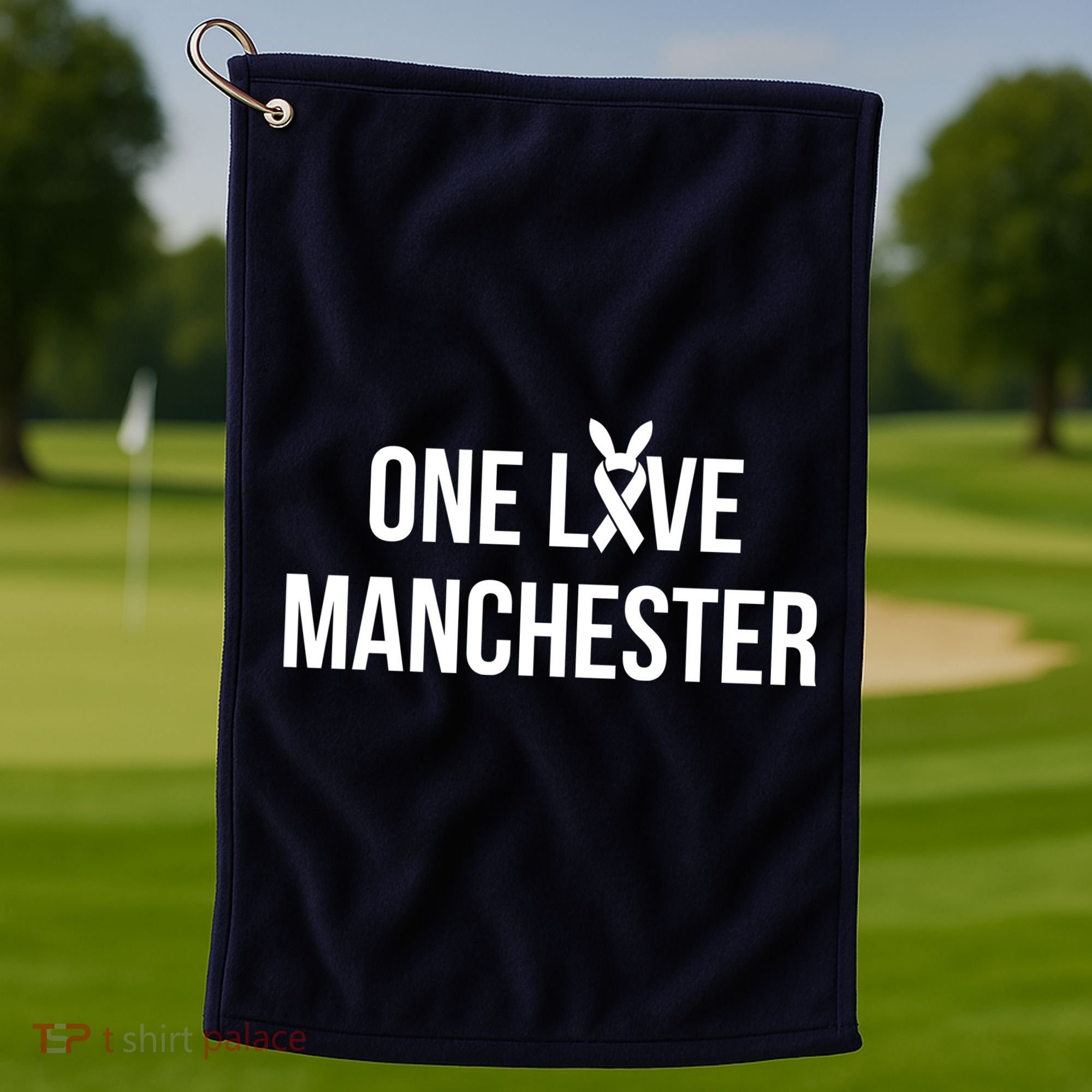 One Love Manchester United Golf Towel