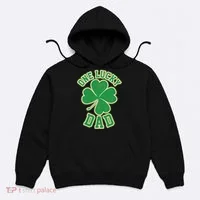One Lucky Dad Hoodie thumb 0