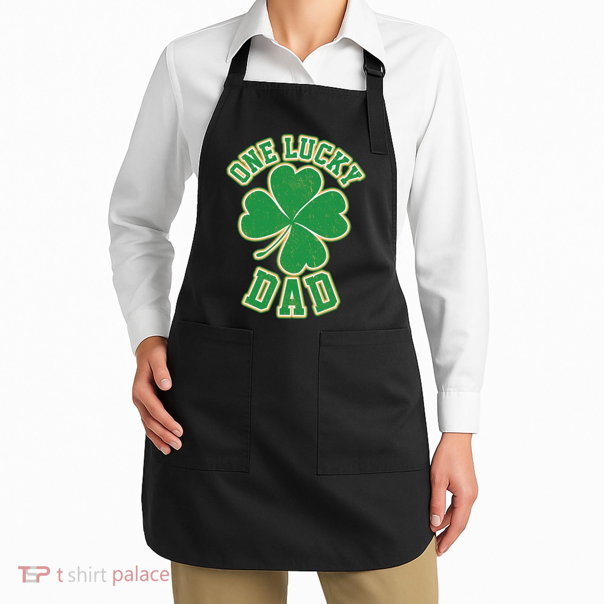 One Lucky Dad Apron
