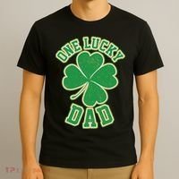 One Lucky Dad T-Shirt thumb 3