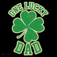 One Lucky Dad T-Shirt thumb 7