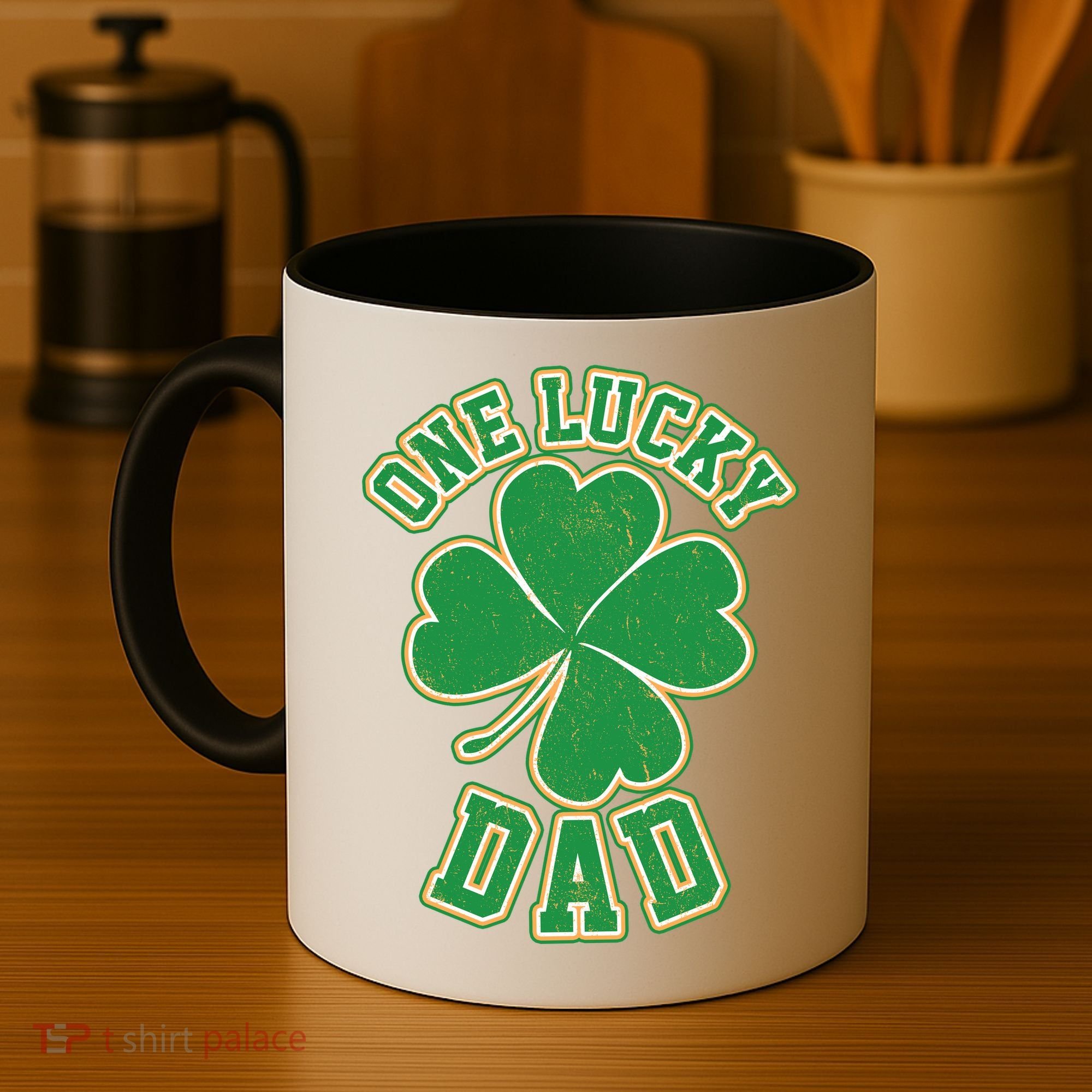 One Lucky Dad Coffee Mug