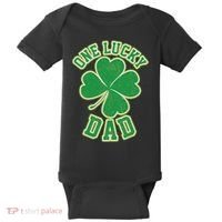 One Lucky Dad Baby Bodysuit thumb 0