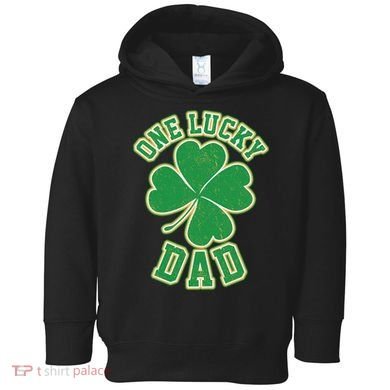 One Lucky Dad Toddler Hoodie