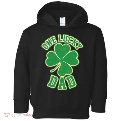 One Lucky Dad Toddler Hoodie