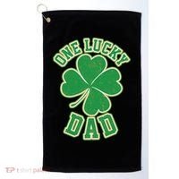 One Lucky Dad Golf Towel thumb 0