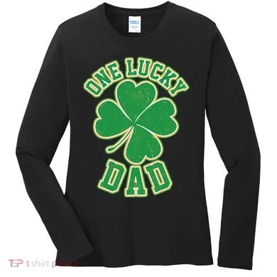 One Lucky Dad Women's Long Sleeve Shirt
