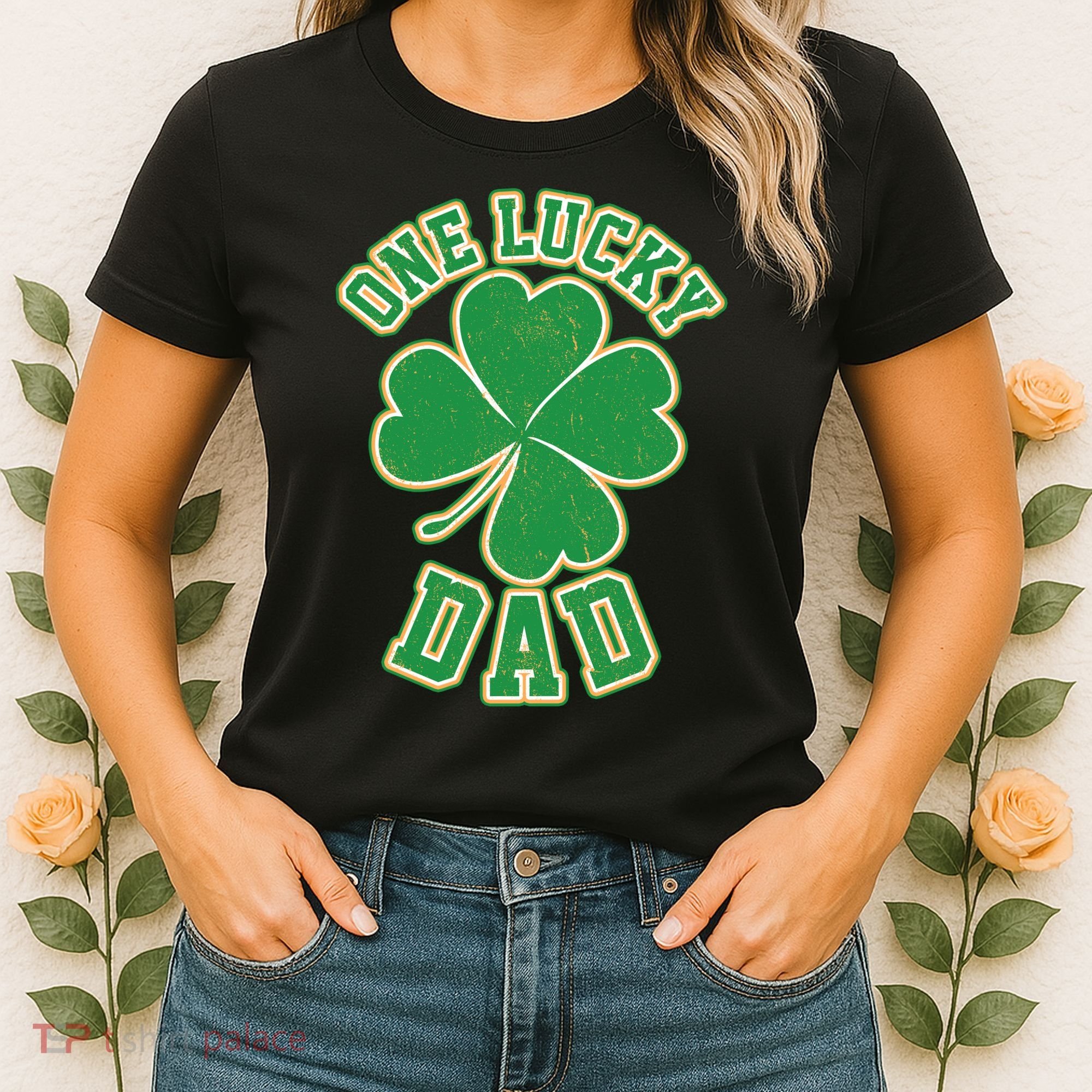 One Lucky Dad Women's T-Shirt