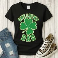 One Lucky Dad Women's T-Shirt thumb 3