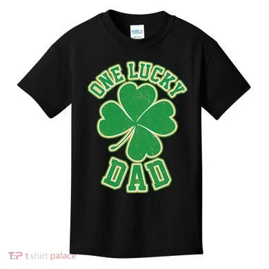 One Lucky Dad Kids T-Shirt