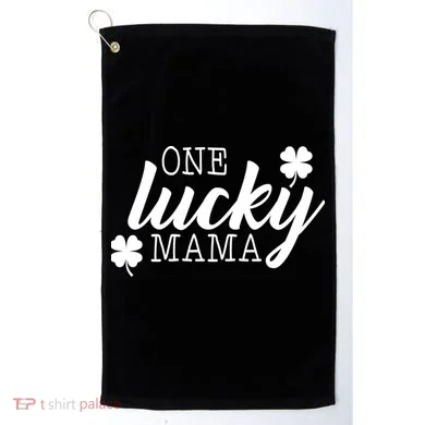 One Lucky Mama Golf Towel