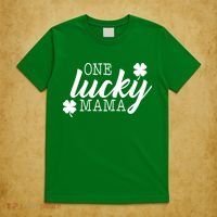 One Lucky Mama T-Shirt thumb 5