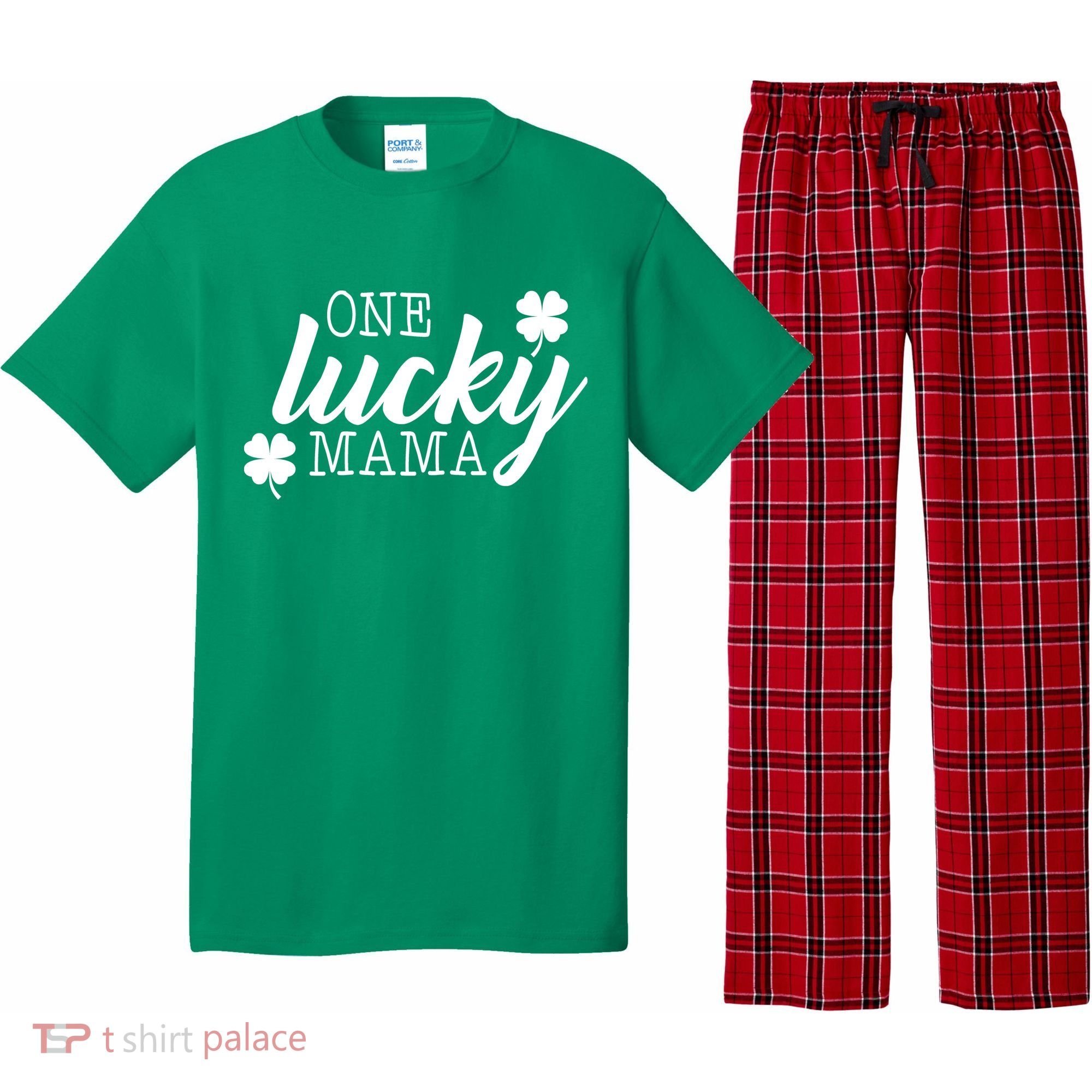 One Lucky Mama Pajama Set