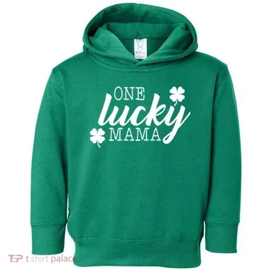 One Lucky Mama Toddler Hoodie