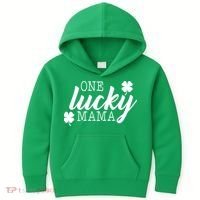 One Lucky Mama Kids Hoodie thumb 0