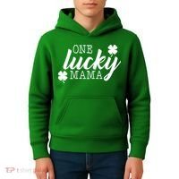 One Lucky Mama Kids Hoodie thumb 4