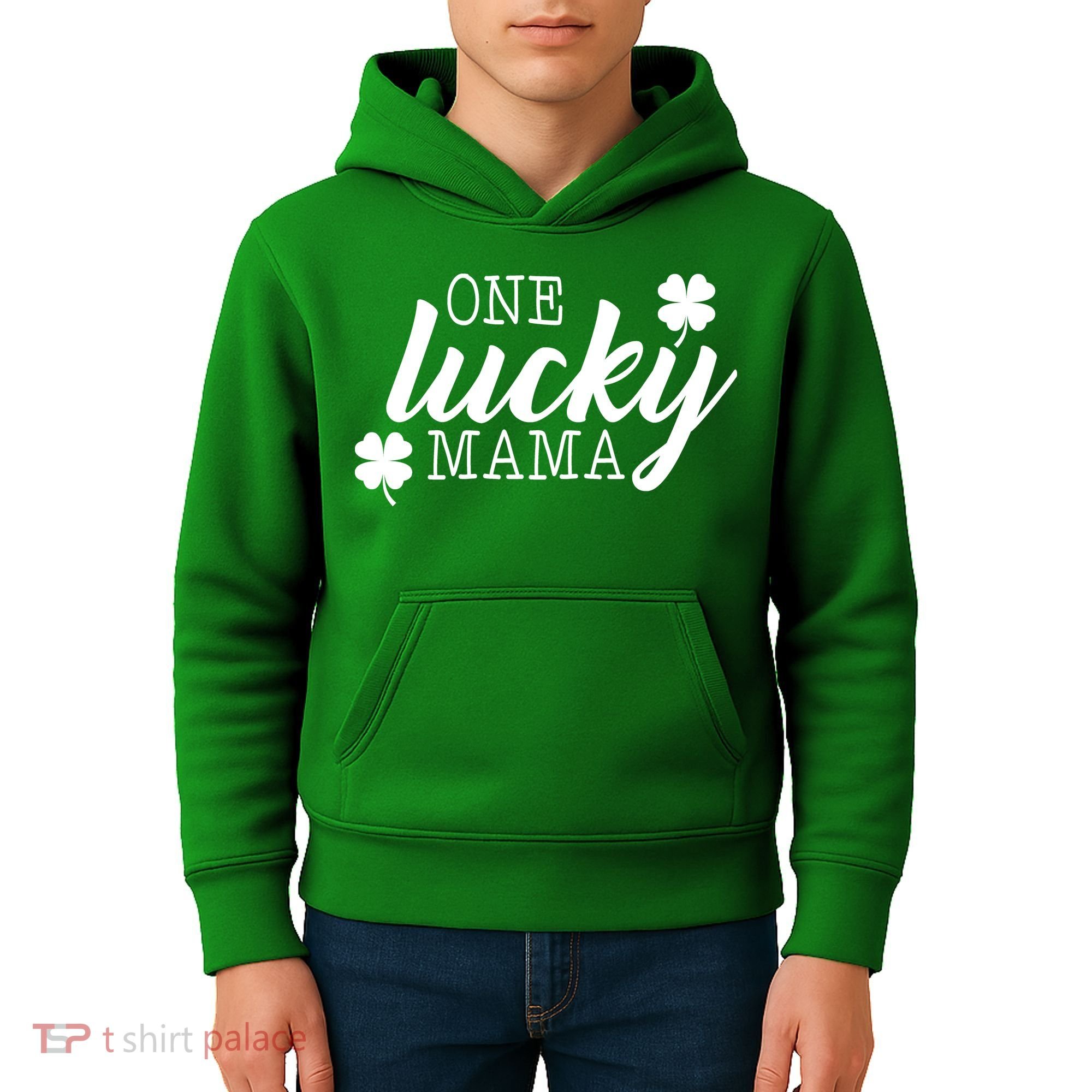 One Lucky Mama Kids Hoodie
