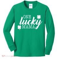 One Lucky Mama Kids Long Sleeve Shirt thumb 0