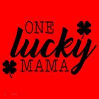 One Lucky Mama Santa Hat thumb 1