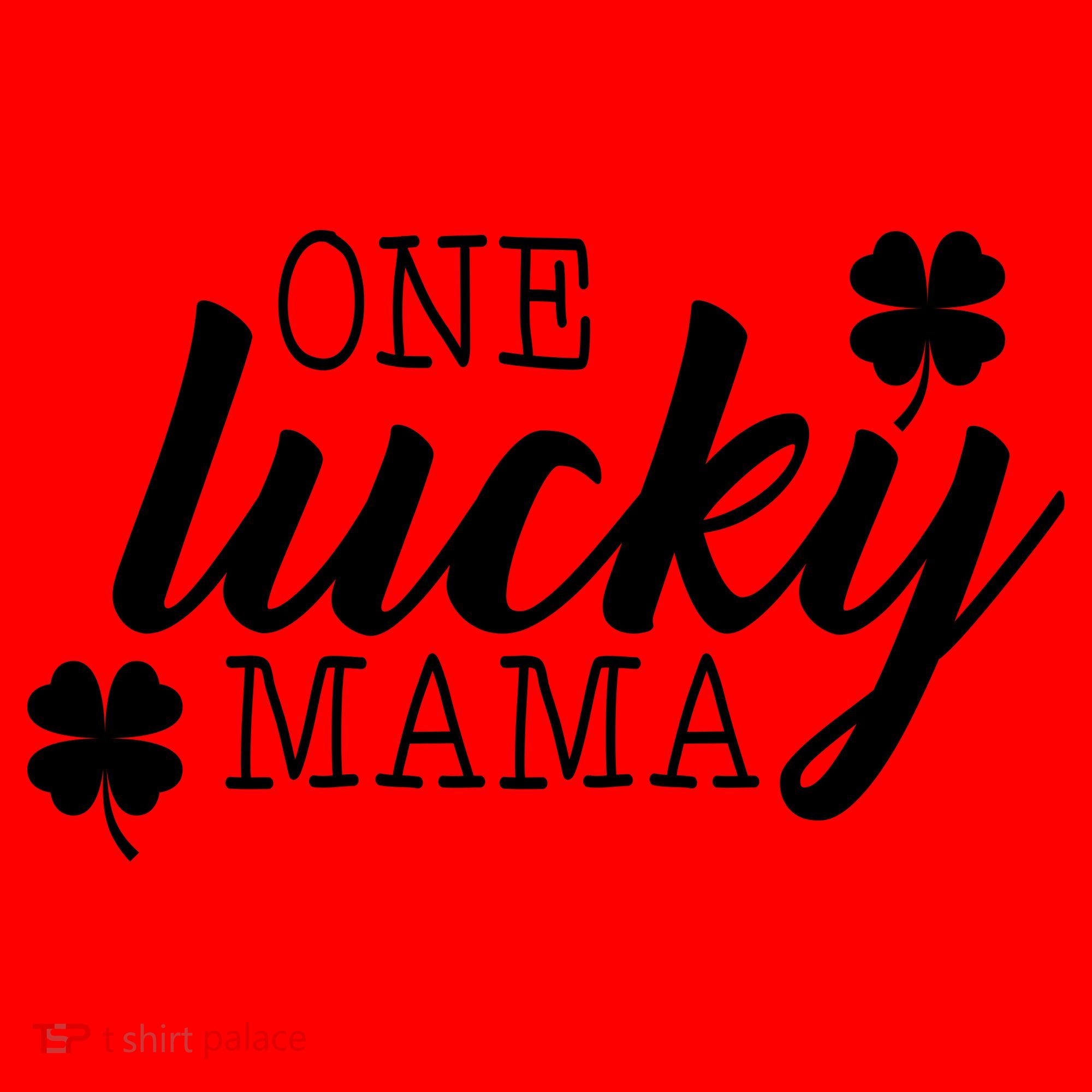 One Lucky Mama Santa Hat