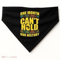 One Month Can't Hold Our History USA-Made Doggie Bandana thumb 0
